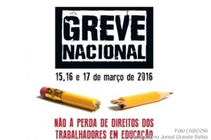 Paralisação nacional dos trabalhadores em educação terá ato em Feira de Santana.