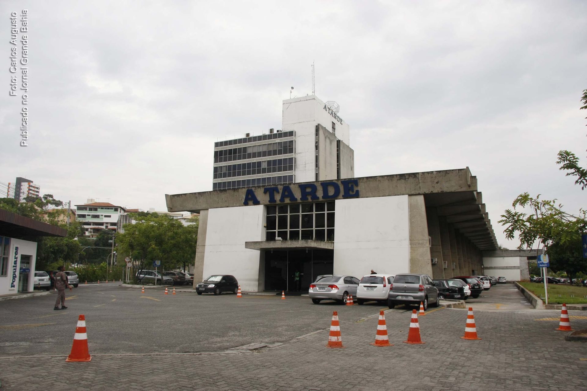 Vista da sede do Jornal A Tarde, em Salvador.