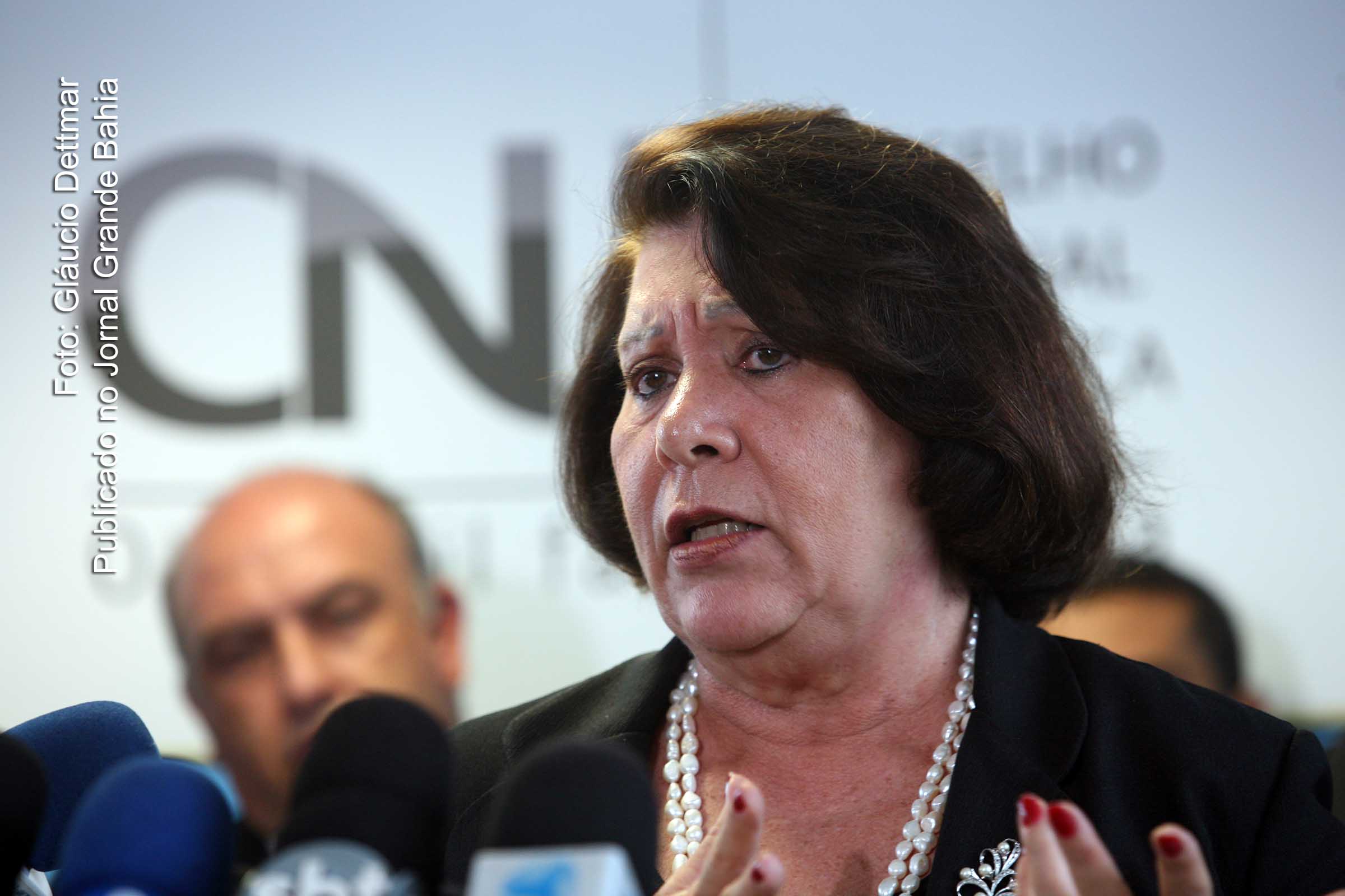 Corregedora nacional do Conselho Nacional de Justiça (CNJ), ministra Eliana Calmon.