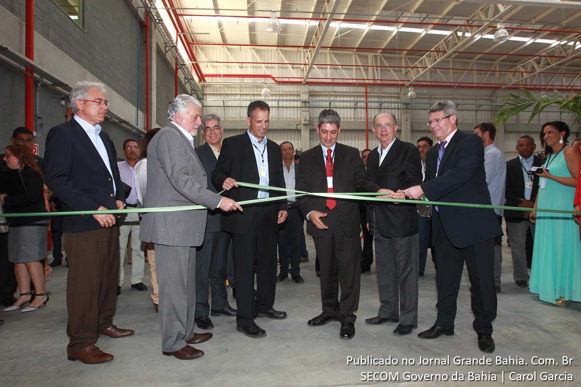 Governador Jaques Wagner inaugura unidade industrial da Tama Brasil em Feira de Santana.