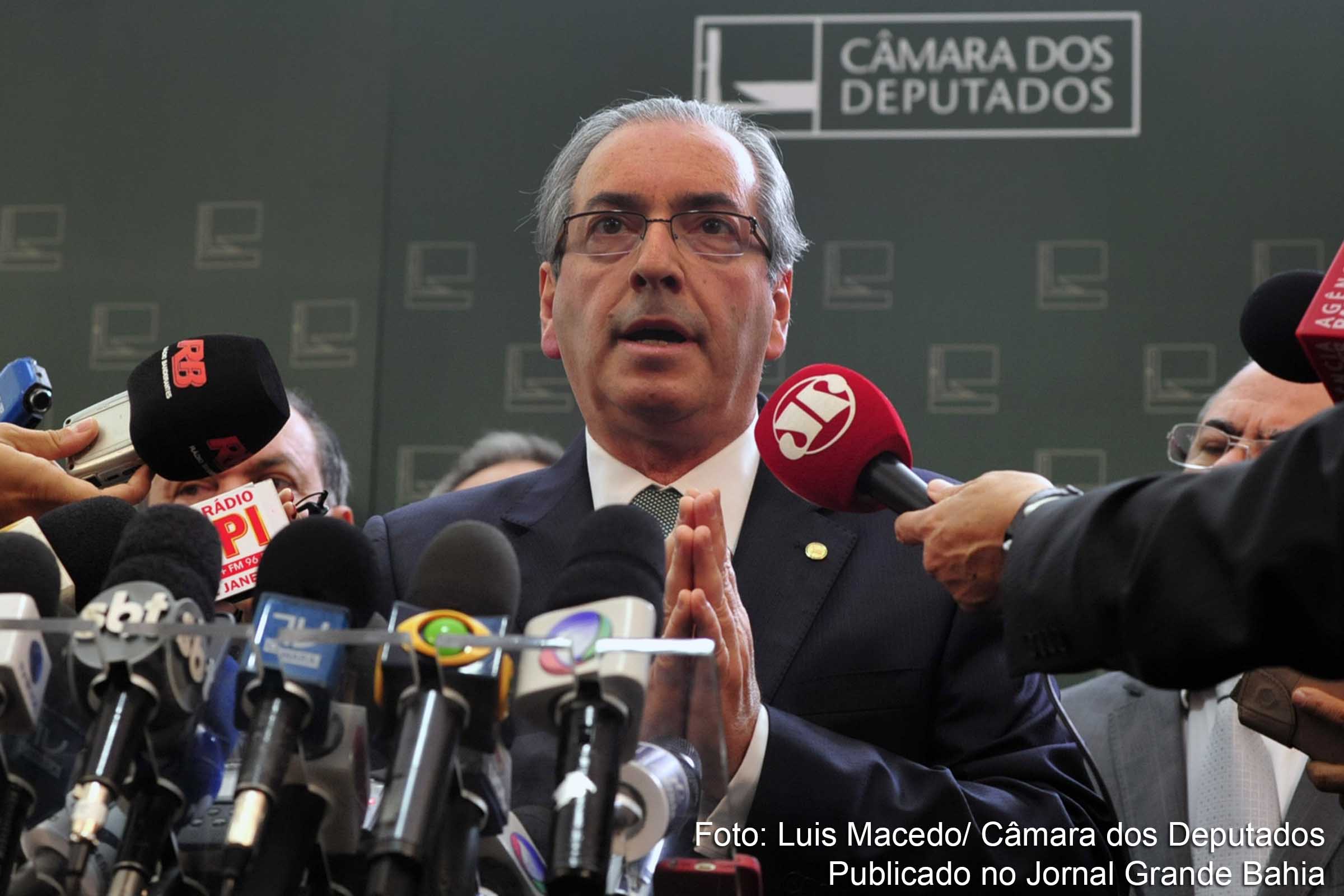 Eduardo Cunha anunciou rompimento político com o governo federal.
