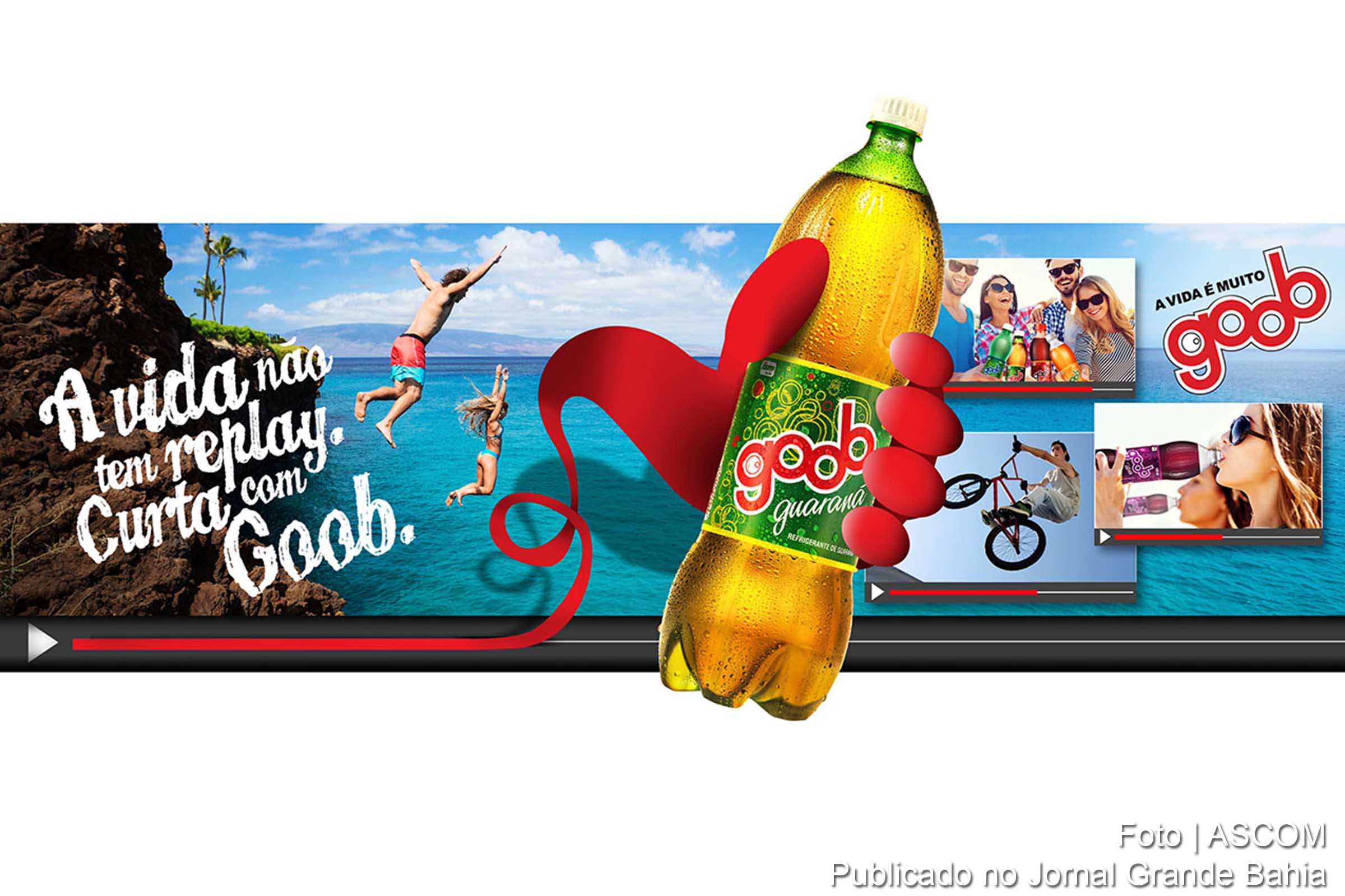 Campanha do refrigerante Goob é lançada pela Indústria São Miguel.