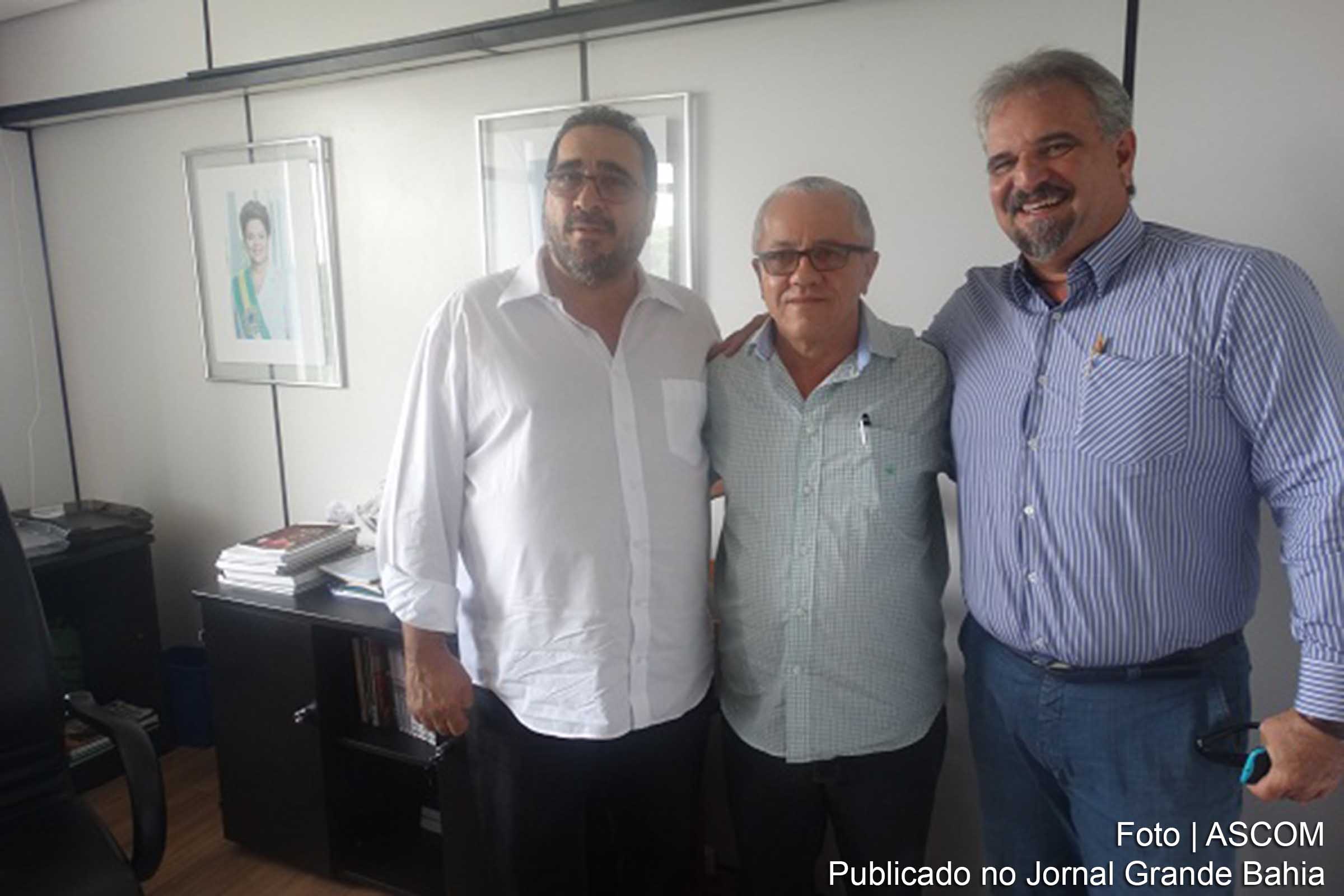 Amauri Teixeira, Josias Gomes e Marcelino Galo.