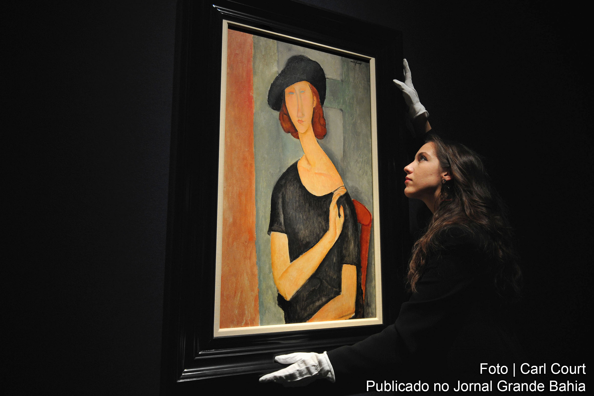 Exemplo da obra de Amedeo Clemente Modigliani.