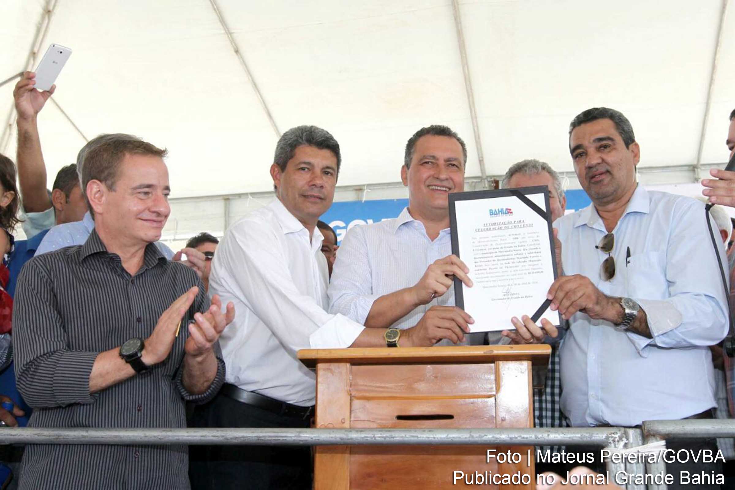 Governador Rui Costa participa de inaugurações na Chapada Diamantina.