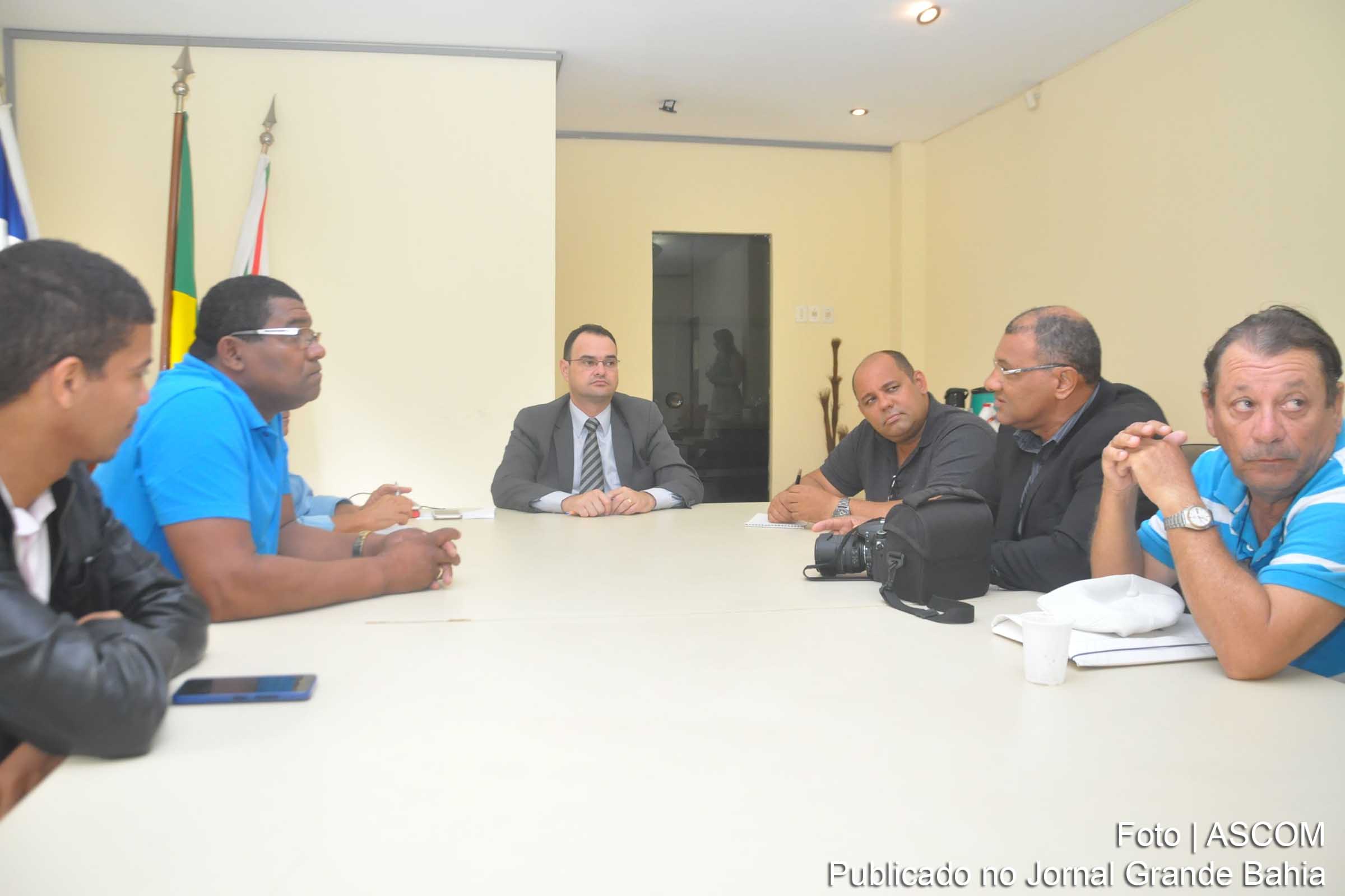 Presidente Reinaldo Miranda (Ronny) durante encontro com a imprensa.