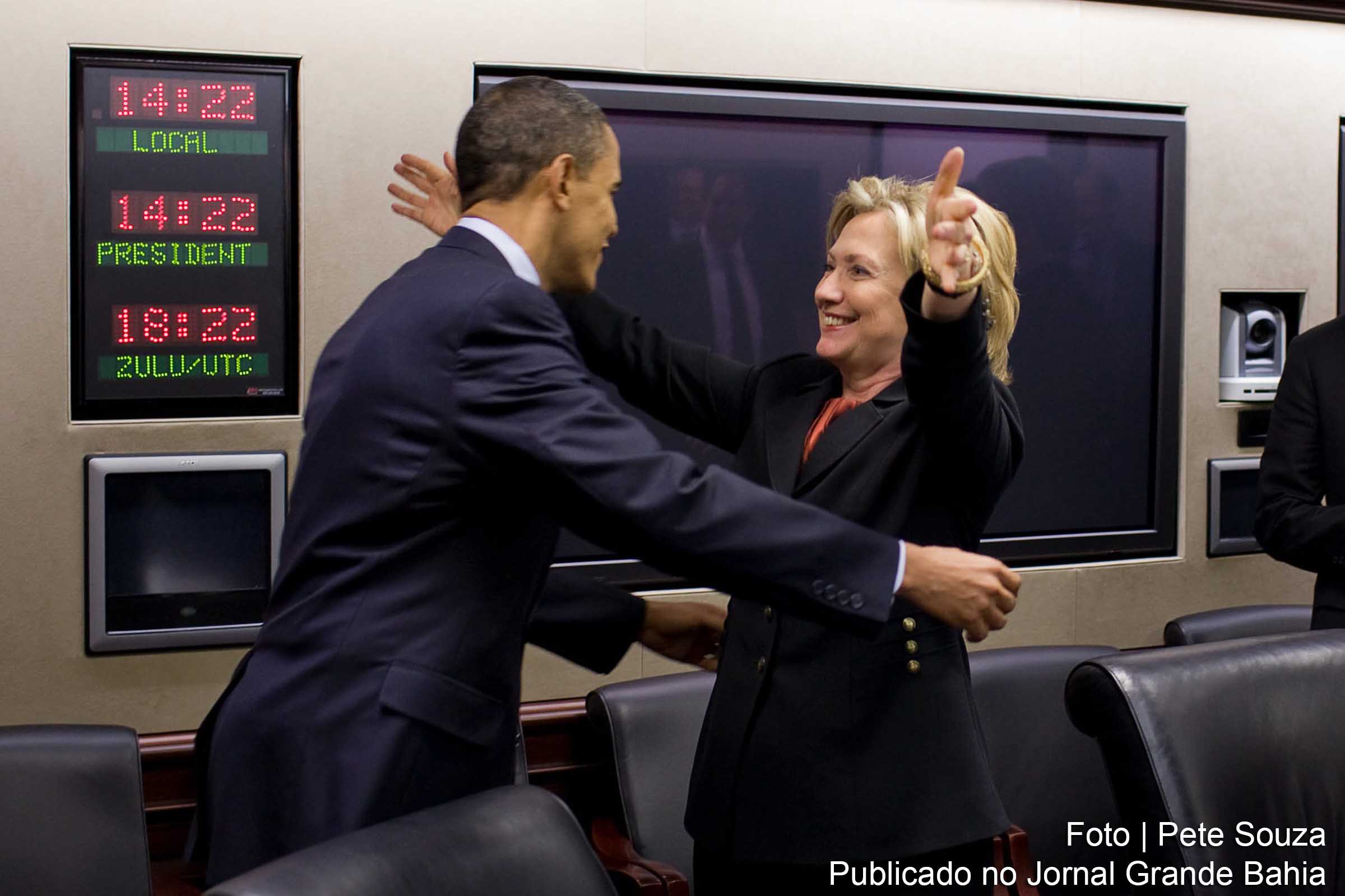 Hillary Clinton recebe apoio formal do presidente Barack Obama.