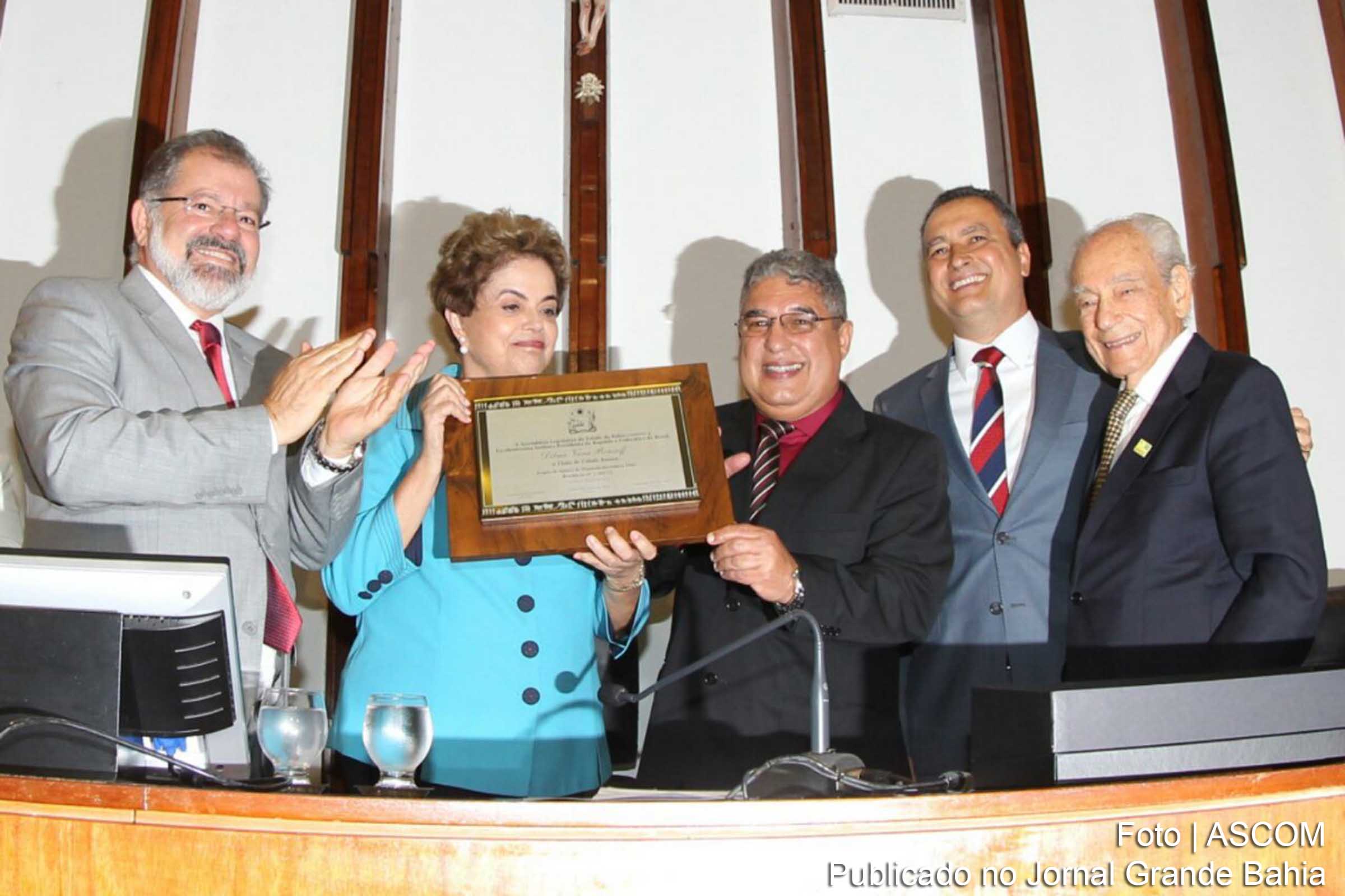 Presidenta Dilma Rousseff recebe título de Cidadã Baiana.