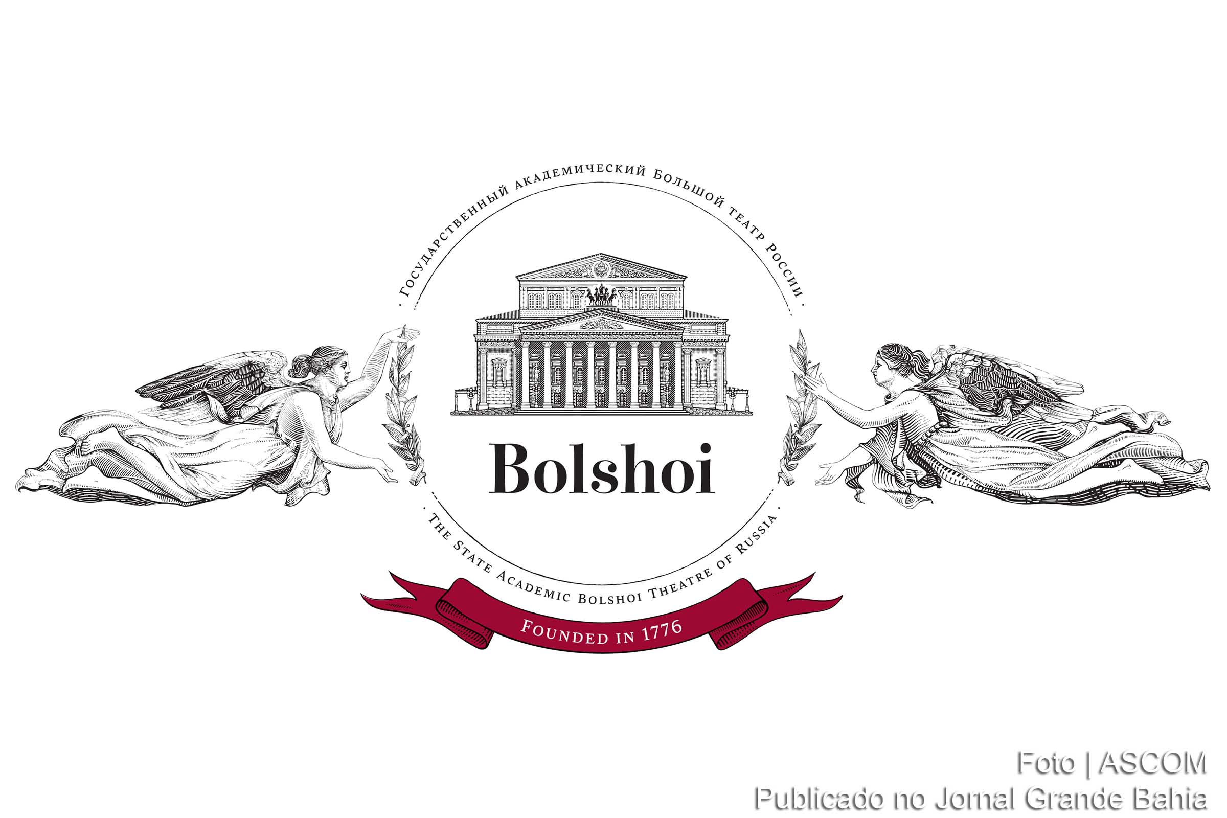 Logomarca do Teatro Bolshoi.
