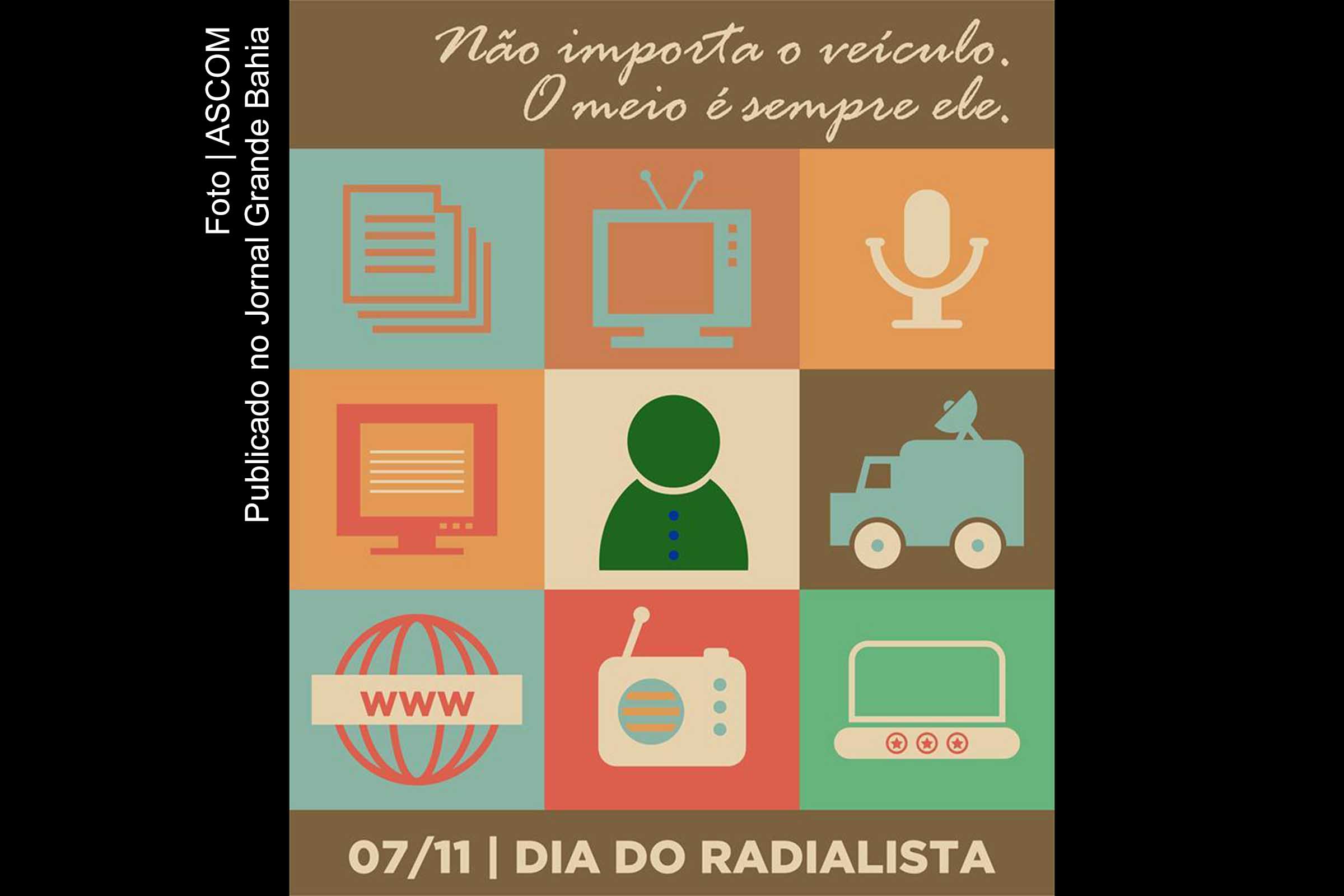 Dia do Radialista é comemorando em 7 de novembro.