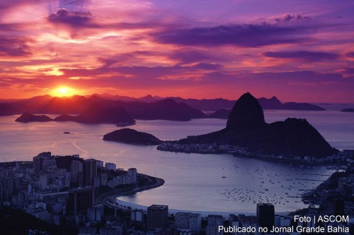 Vista panorâmica da cidade do Rio de Janeiro.