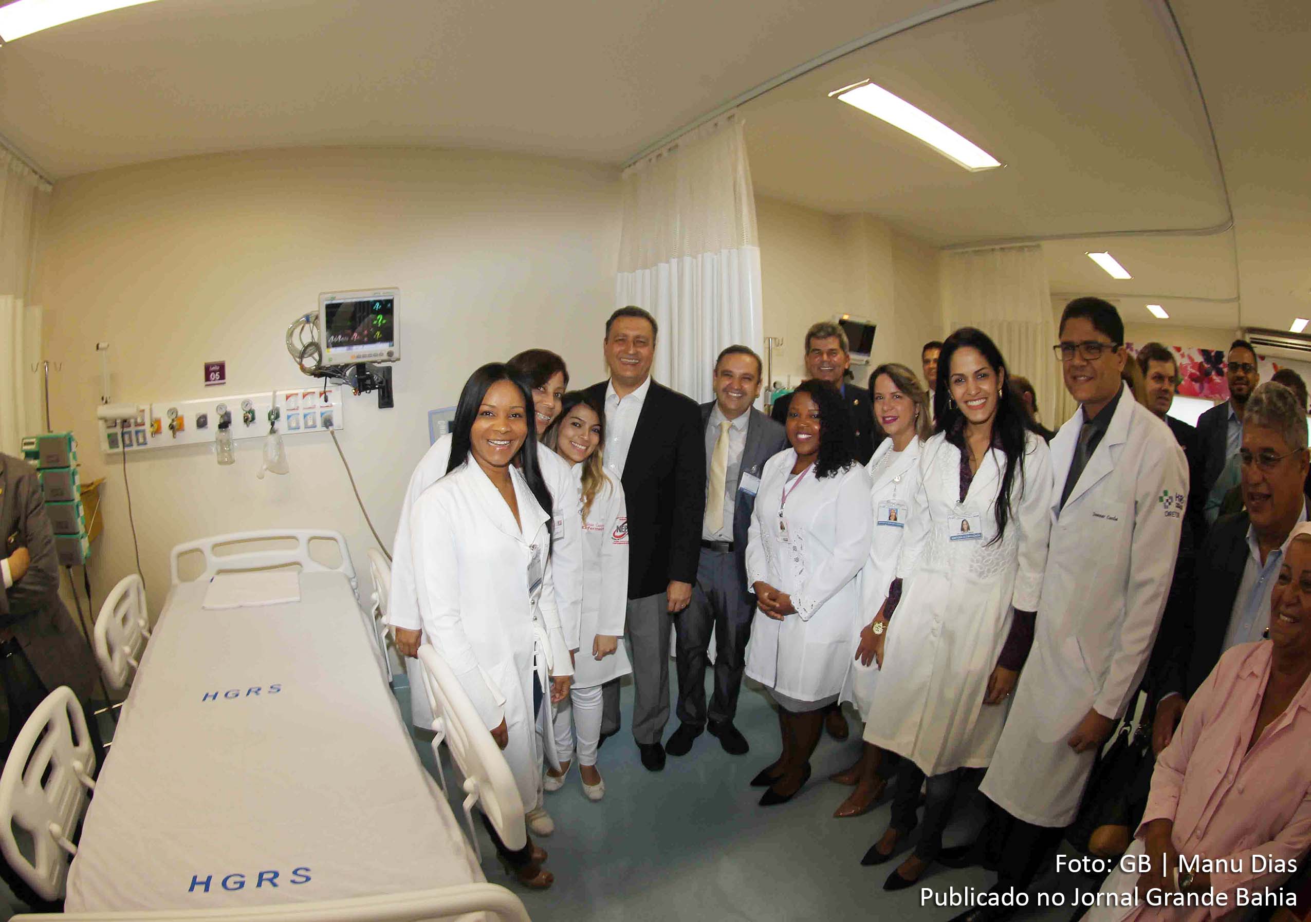 Governador Rui Costa inaugura a implantação de leitos UTI Neurológica do Hospital Roberto Santos.