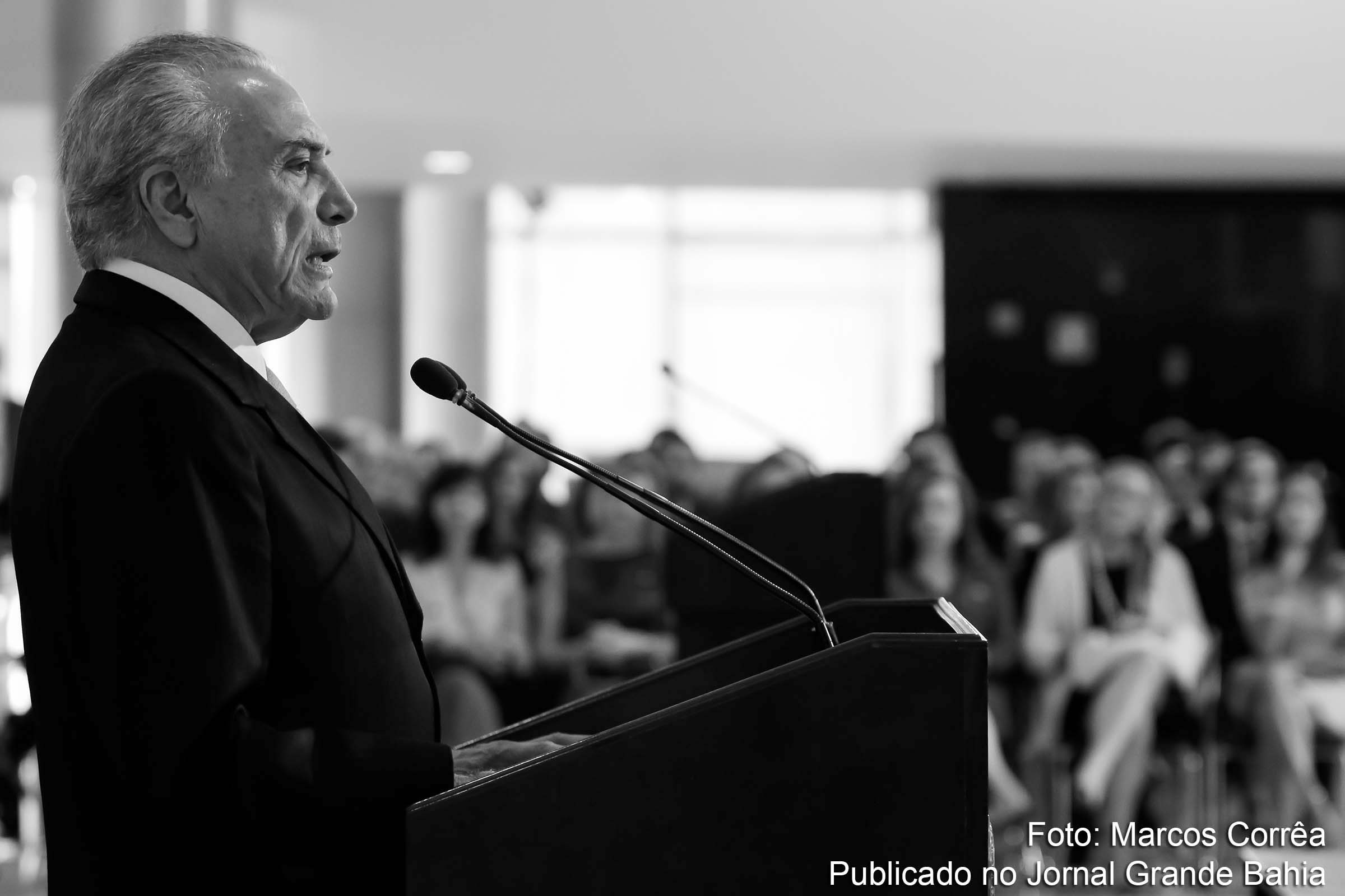 Presidente Michel Temer reage as denúncias de Joesley Mendonça Batista.