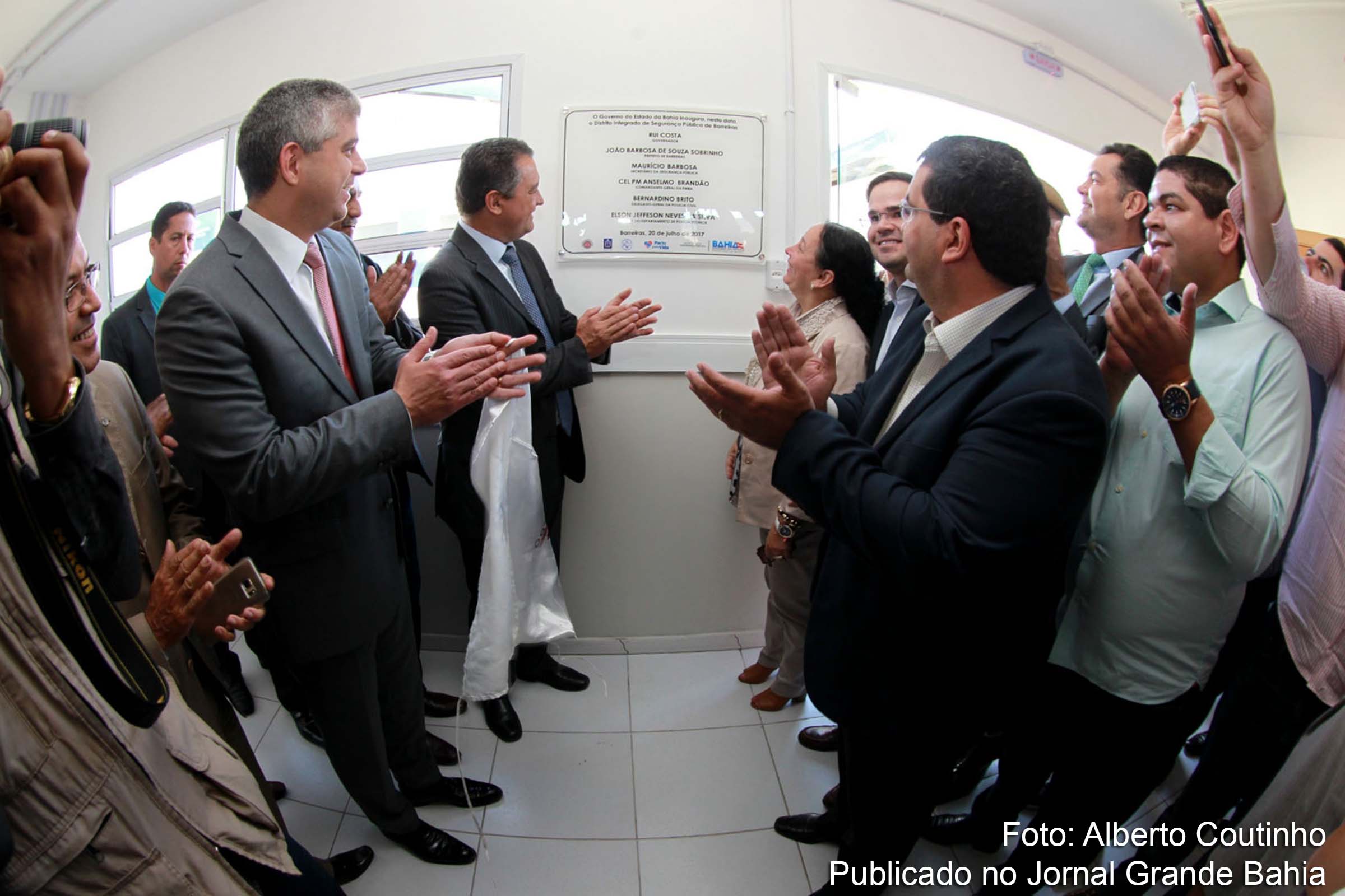 Governador Rui Costa inaugura o Distrito Integrado de Segurança Pública (Disep), no município de Barreiras.