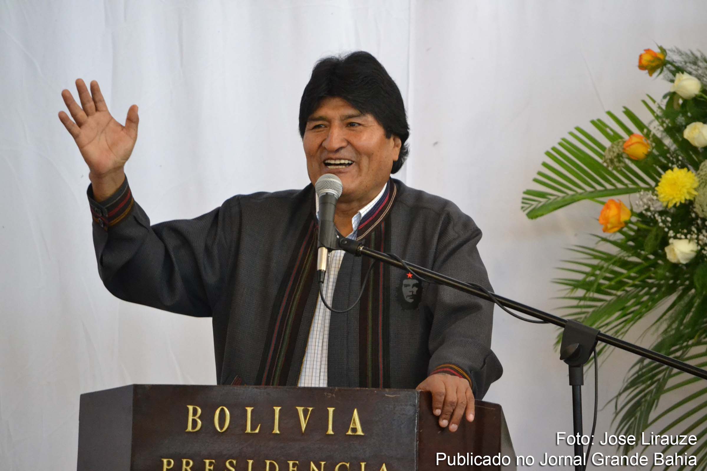 Presidente Evo Morales critica interferência dos EUA na Venezuela.