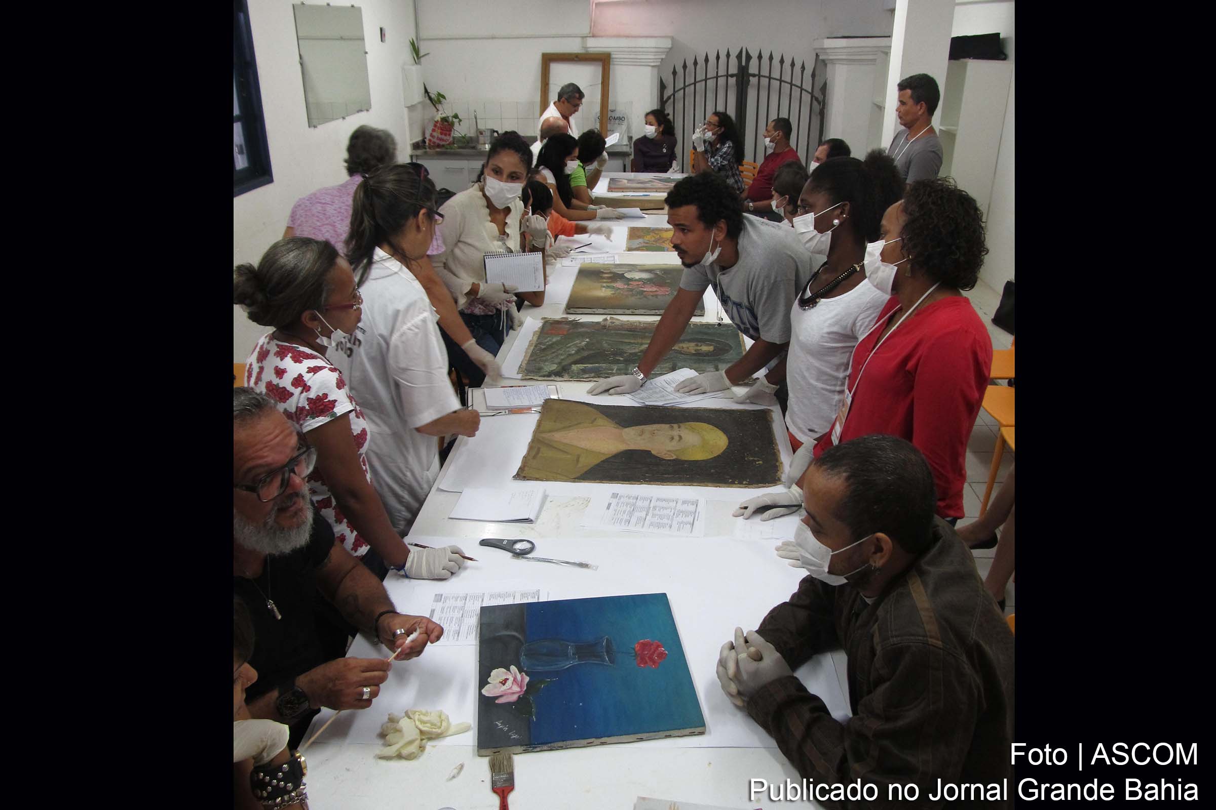 Caixa Cultural Salvador abriga oficinas gratuitas de conservação.