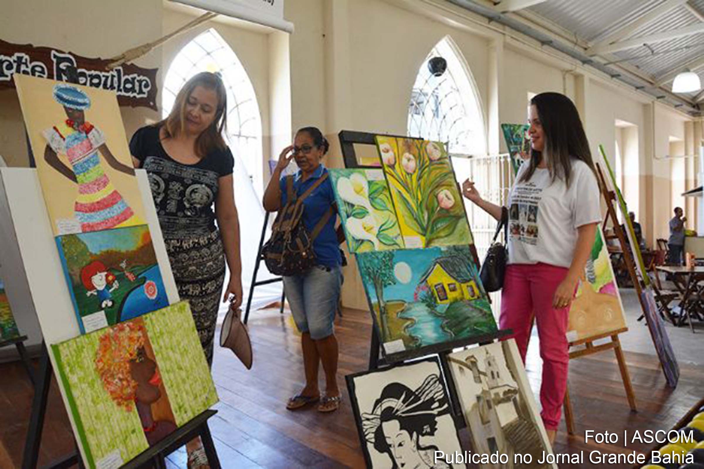 II Mostra de Artes do CAPS III no Mercado de Arte Popular de Feira de Santana.