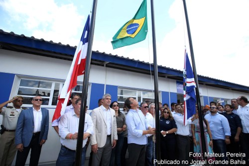 Governador Rui Costa inaugura o Distrito Integrado de Segurança Pública (DISEP), no município de Itamaraju.