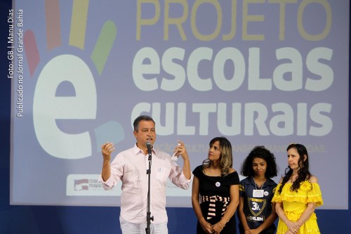Governador Rui Costa implanta o Projeto Escolas Culturais no Colégio Modelo Luís Eduardo Magalhães, no município de Guanambi.