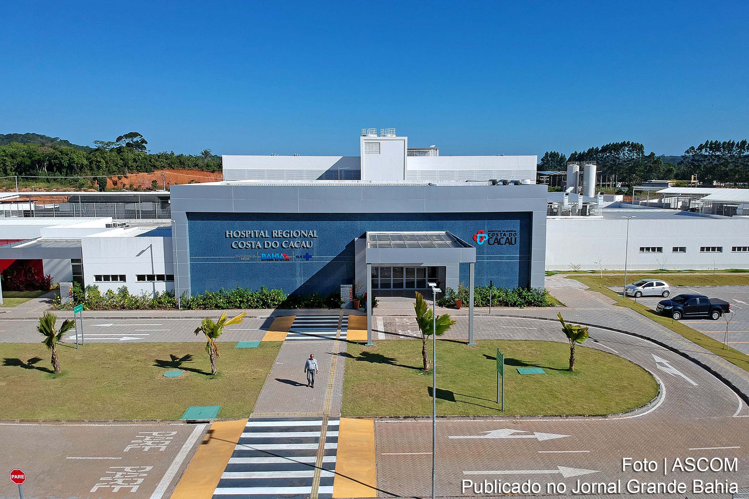 Hospital Regional Costa do Cacau (HRCC), em Ilhéus.