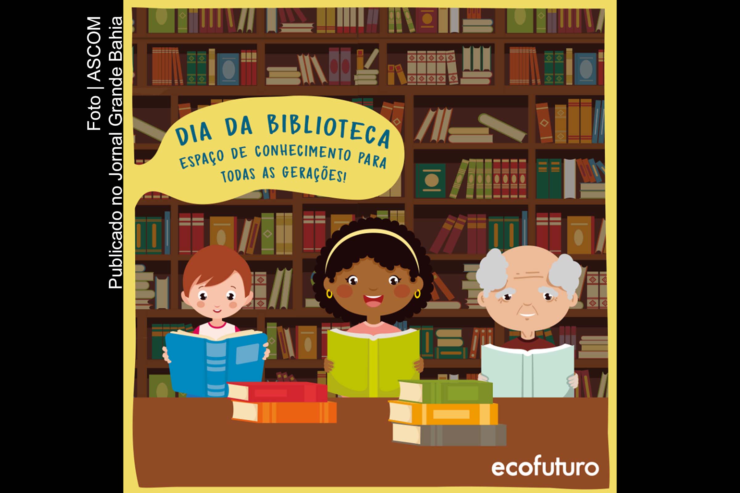 Ecofuturo comemora Dia Nacional da Biblioteca com 19 unidades na Bahia.
