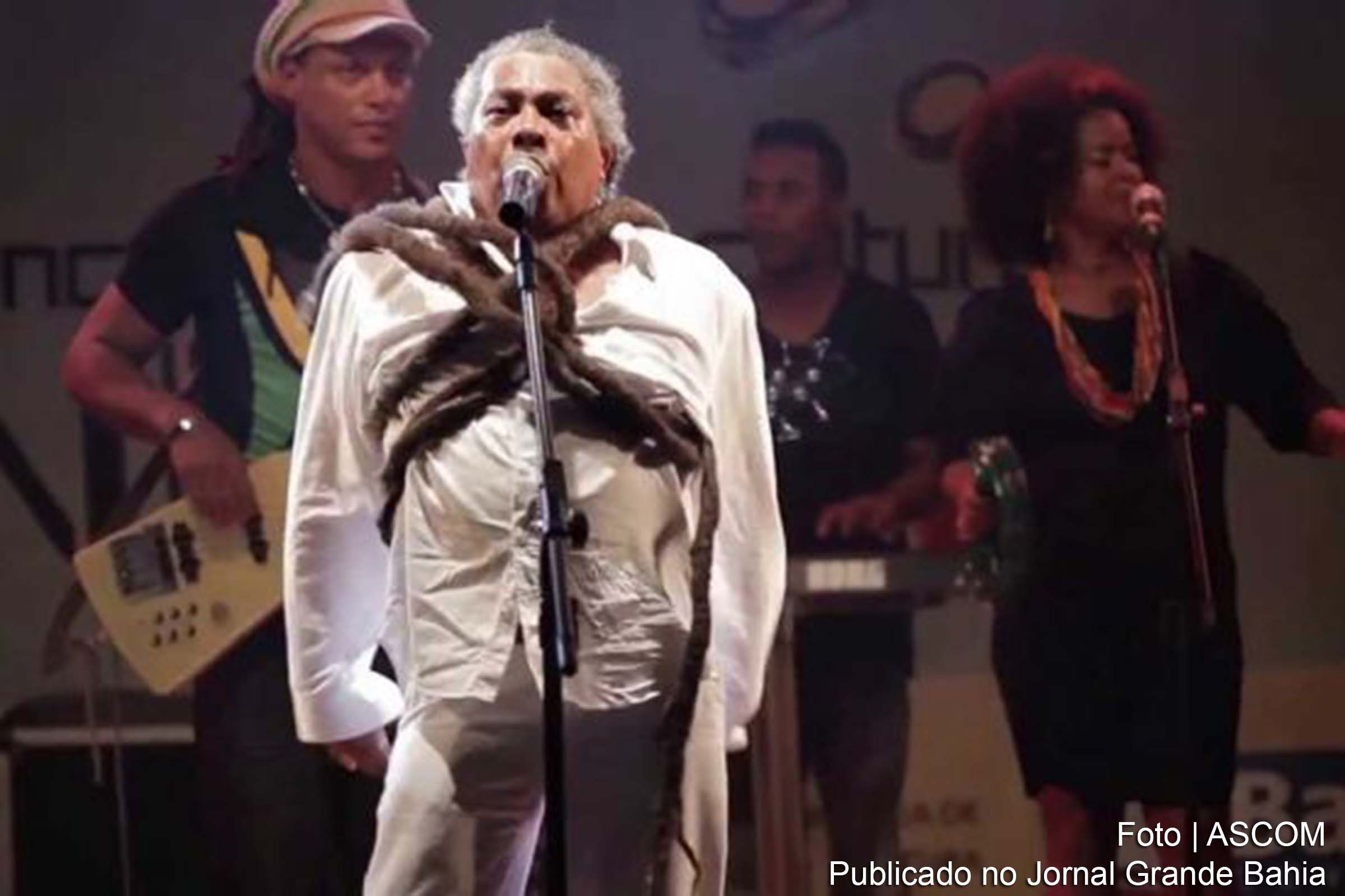 Dionorina participou do projeto Samba Reggae nos bairros de Feira de Santana.