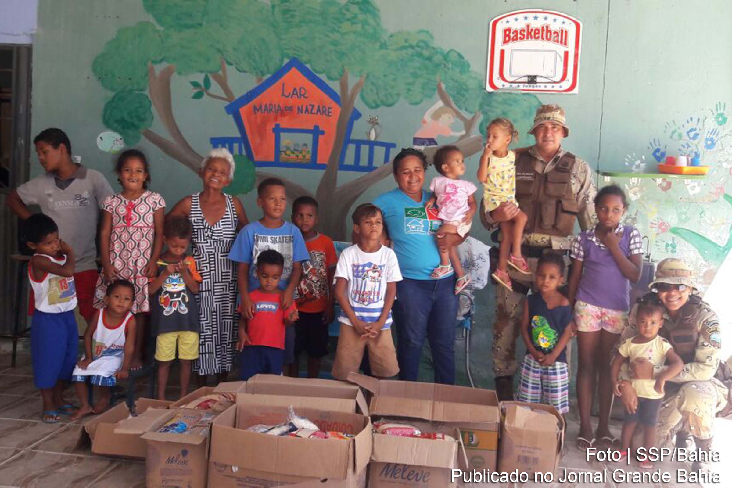 CIPE Caatinga realiza entrega de alimentos à 'Casa Lar Maria de Nazaré'.