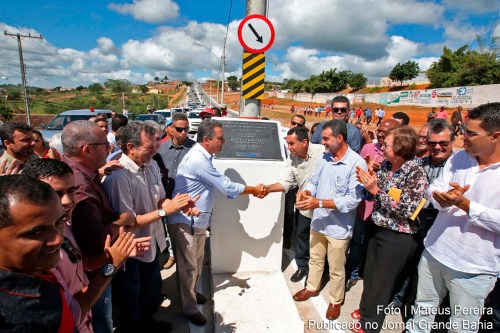 Governador Rui Costa inaugura pavimentação da BA 130, trecho do município de Mairi.