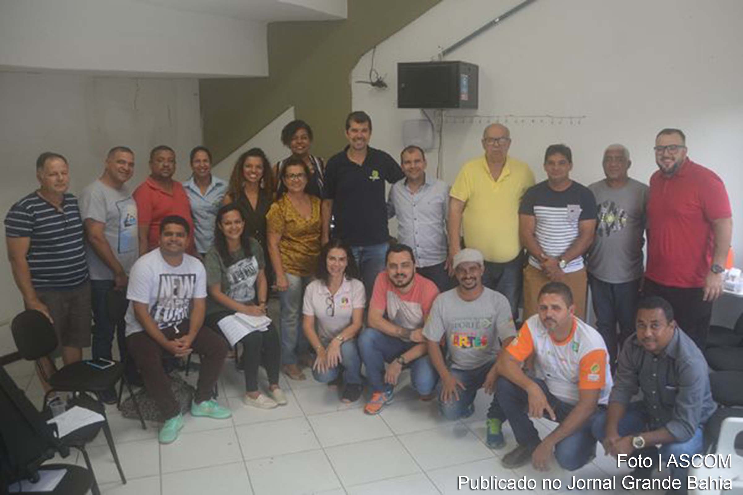 Colaboradores do projeto Caravana do Esporte e Caravana das Artes.