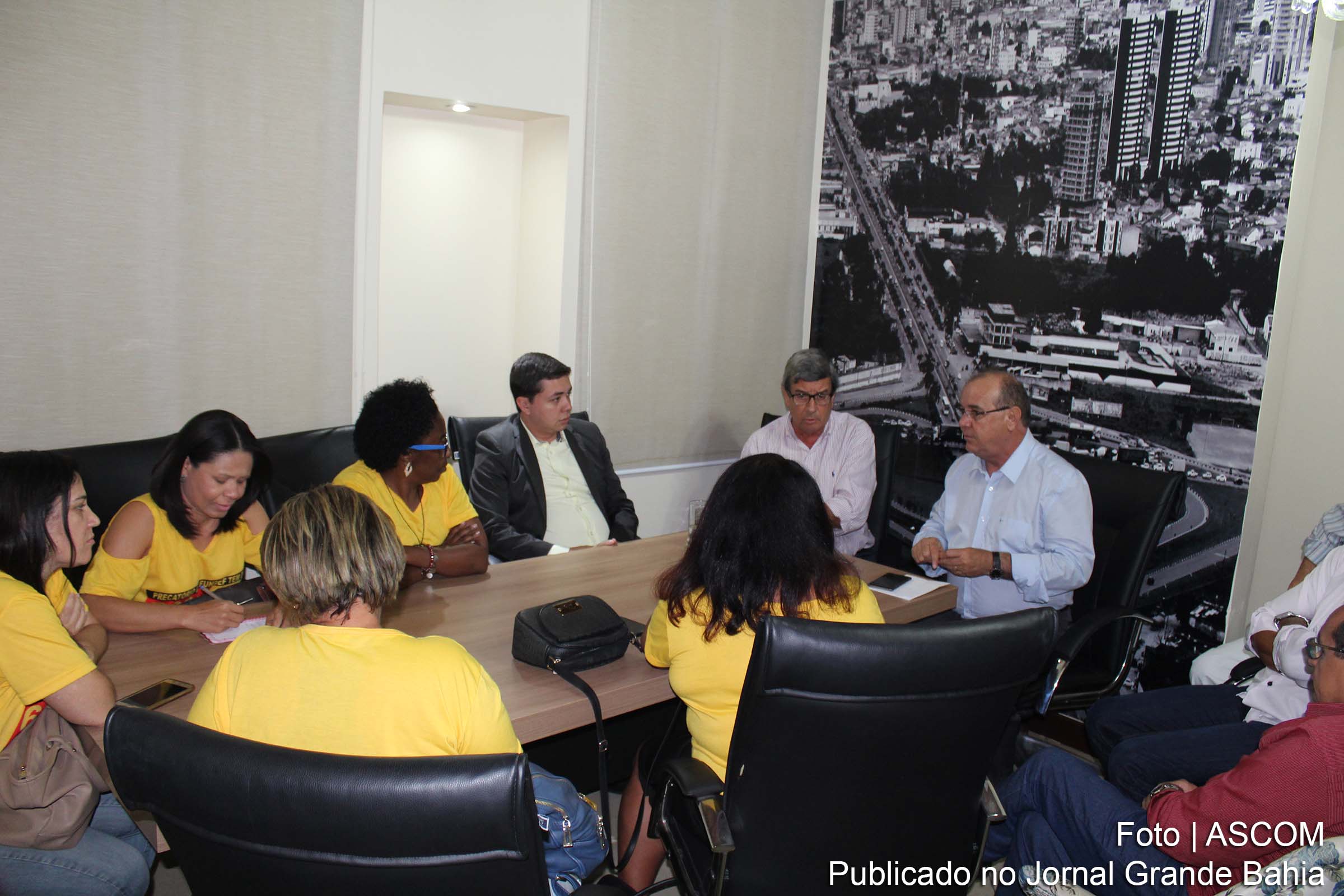 Câmara Municipal de Feira de Santana promove reunião entre representantes da APLB e do Governo Municipal.