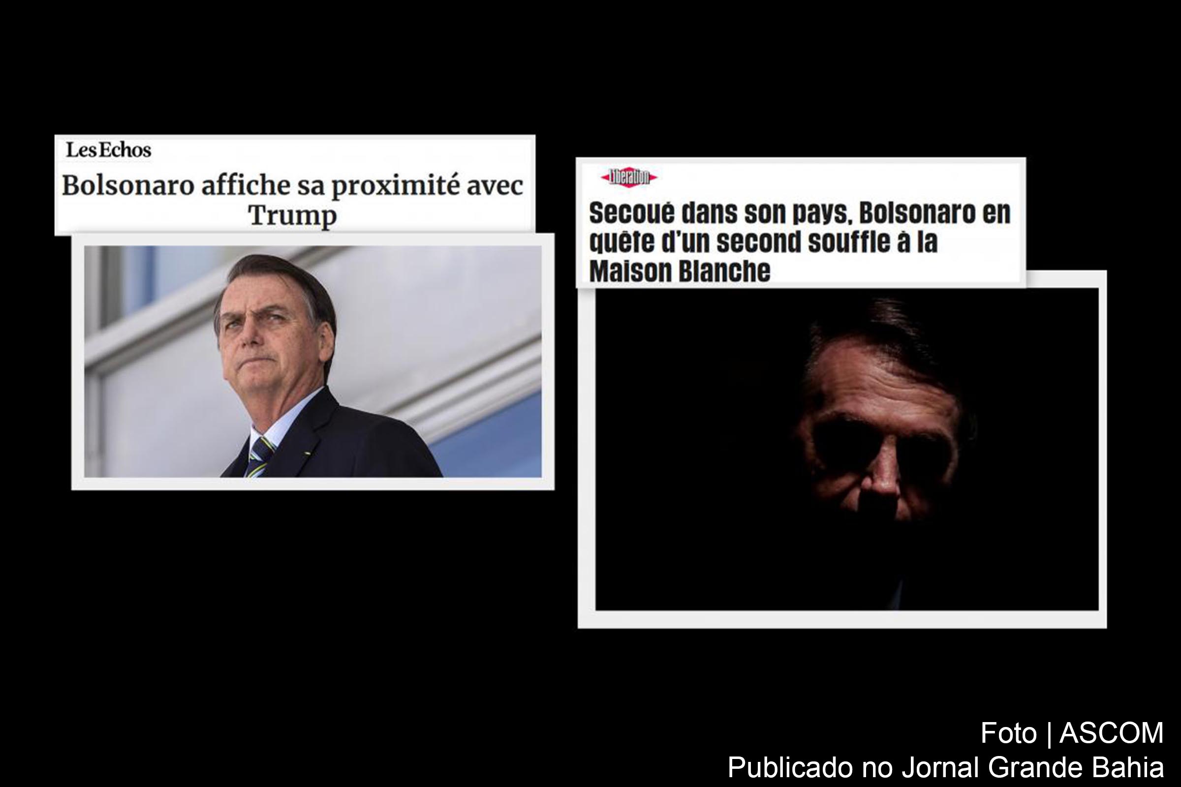 Jornais franceses analisam a visita do presidente brasileiro, Jair Bolsonaro, aos Estados Unidos.