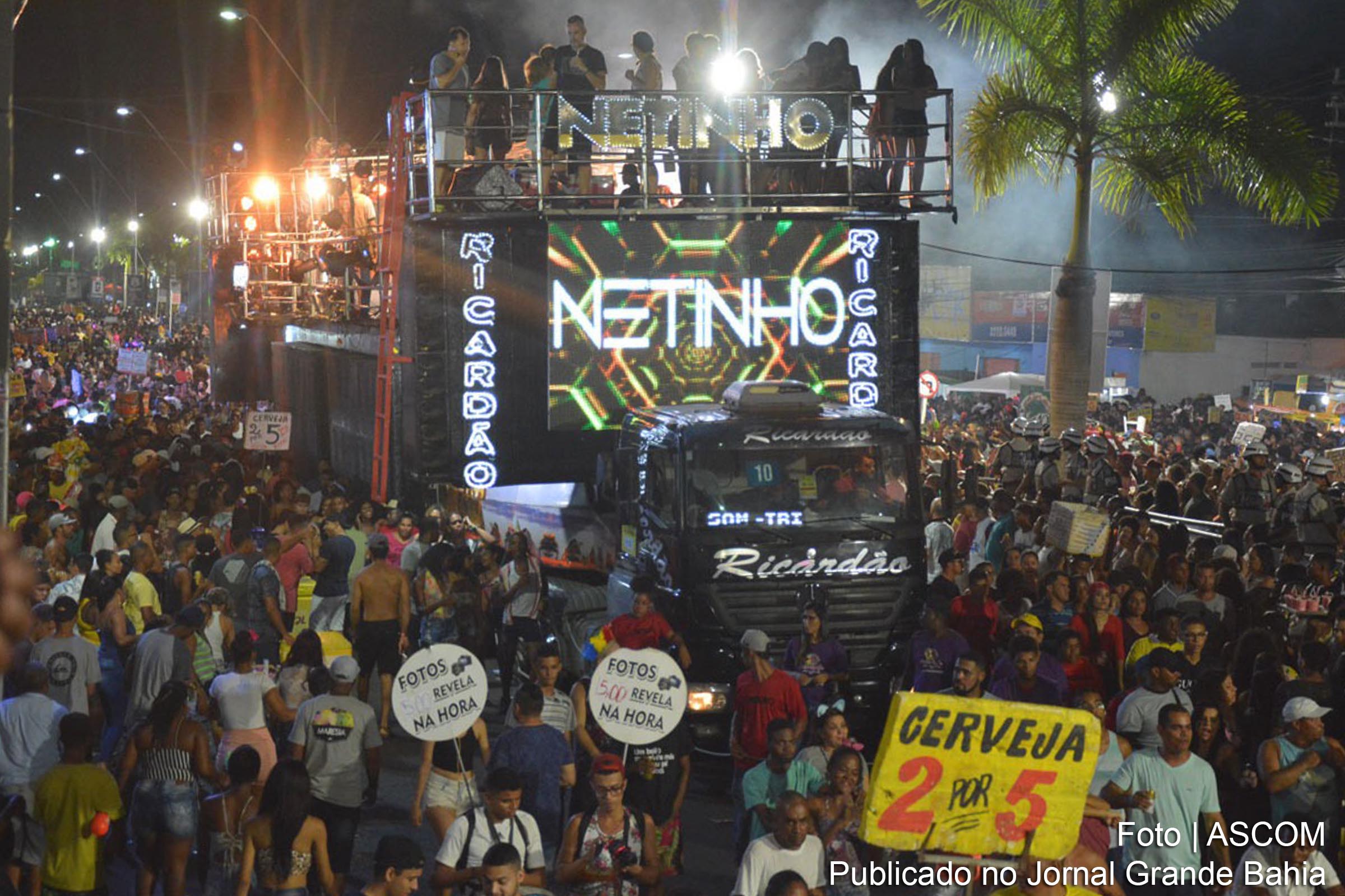 Netinho apresenta show na Micareta 2019 de Feira de Santana.