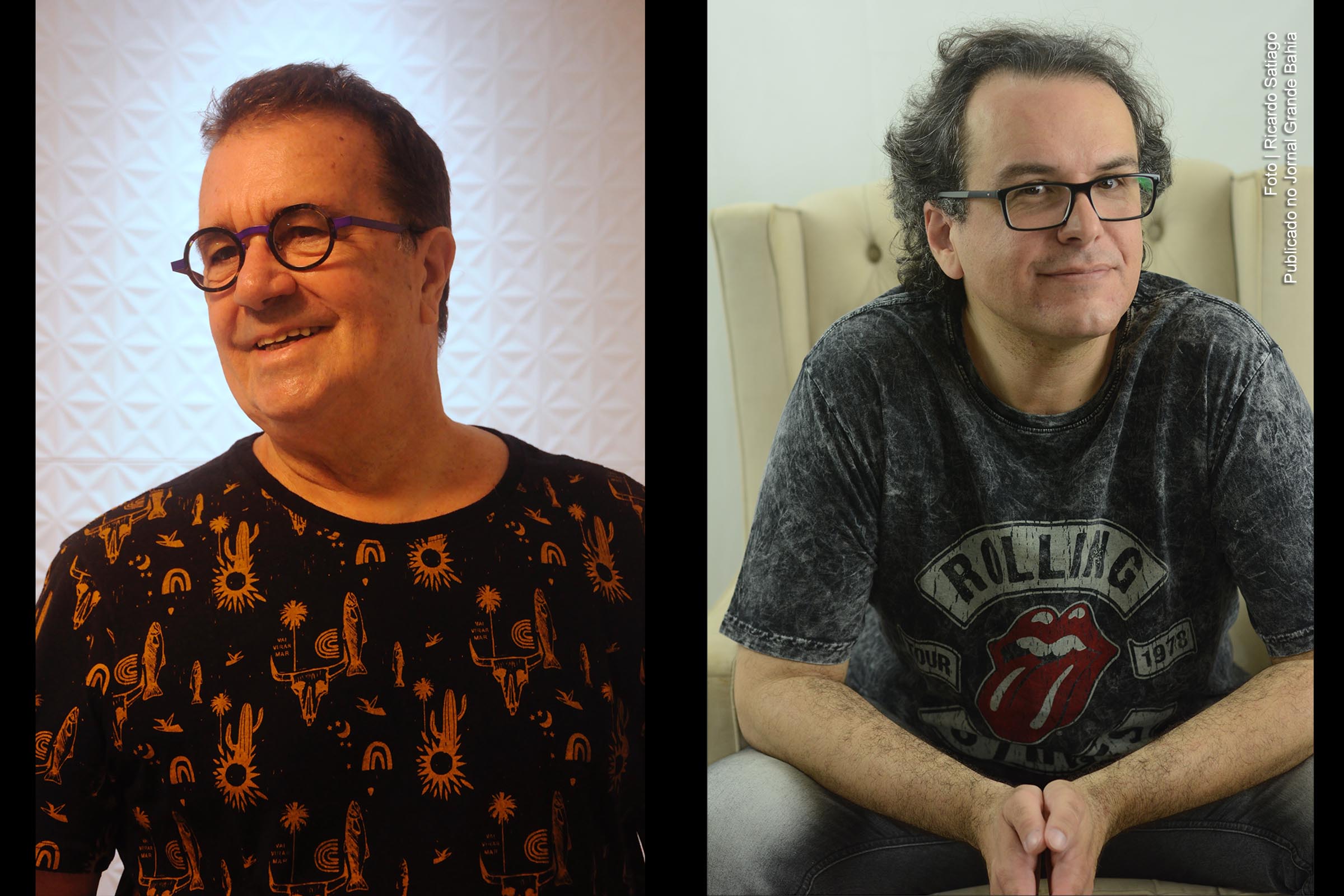 Antonio Miranda e Victor Mascarenhas apresentam obras literárias autorais ao público de Feira de Santana