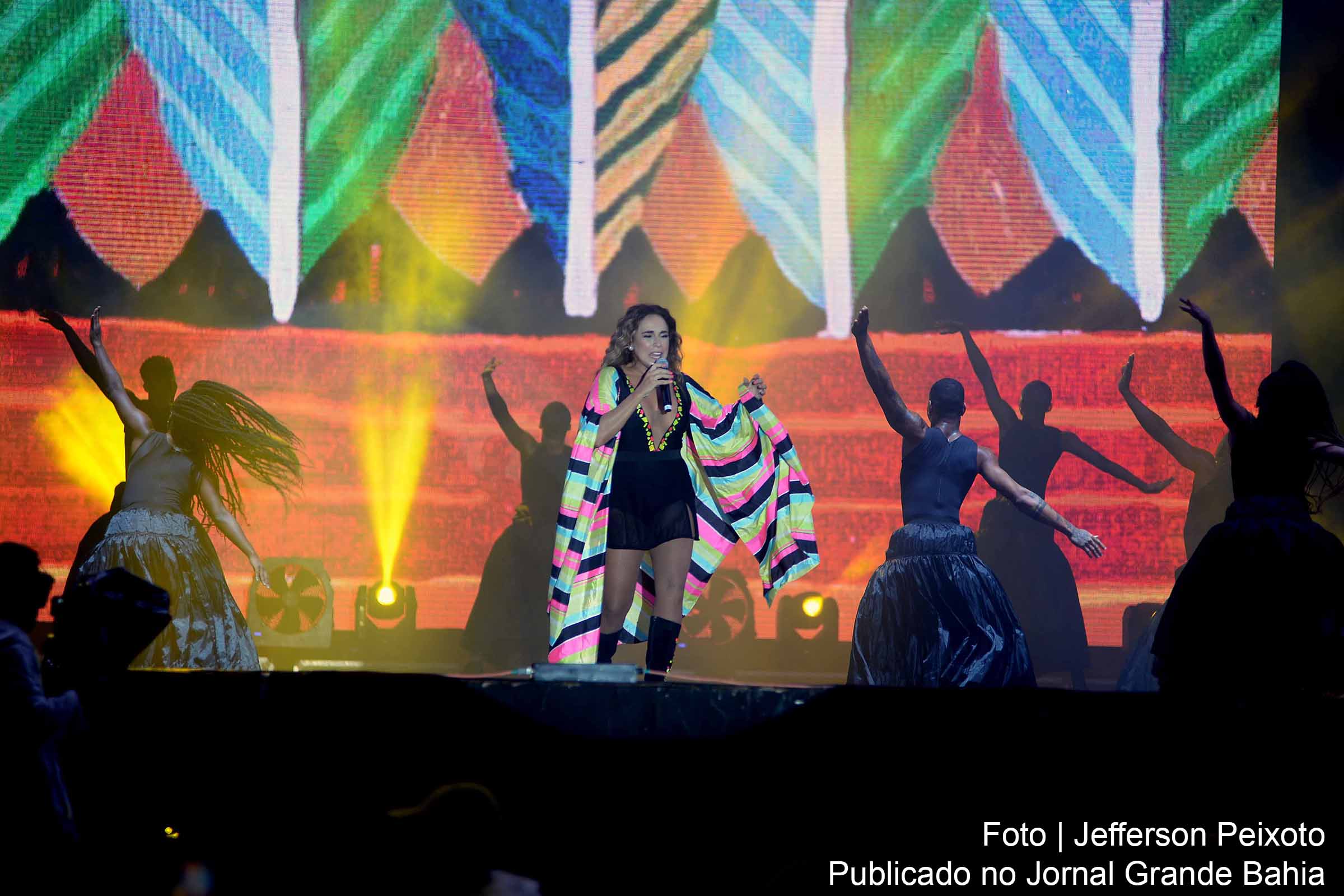 Cantora Daniela Mercury realizou no Festival Virada Salvador mais uma edição do seu tradicional projeto Pôr do Som.