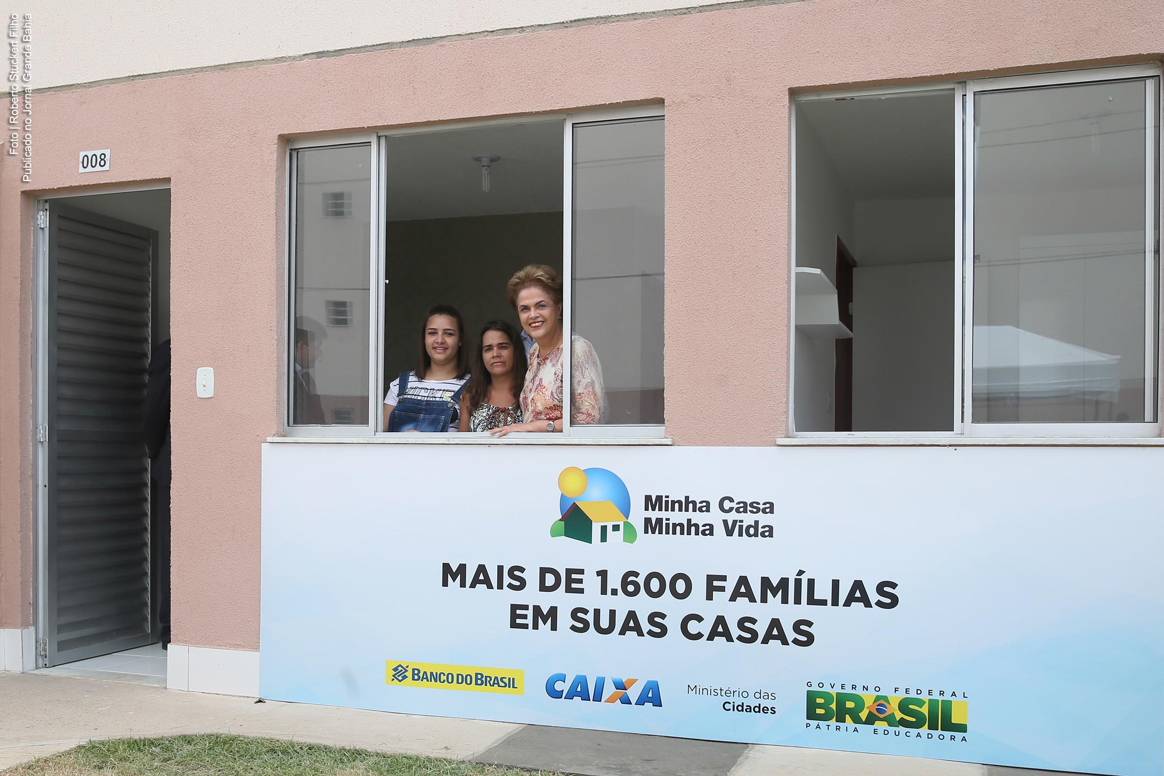 Em Feira de Santana, foram entregues 1.656 moradias do Minha Casa, Minha Vida pela presidente Dilma Rousseff.