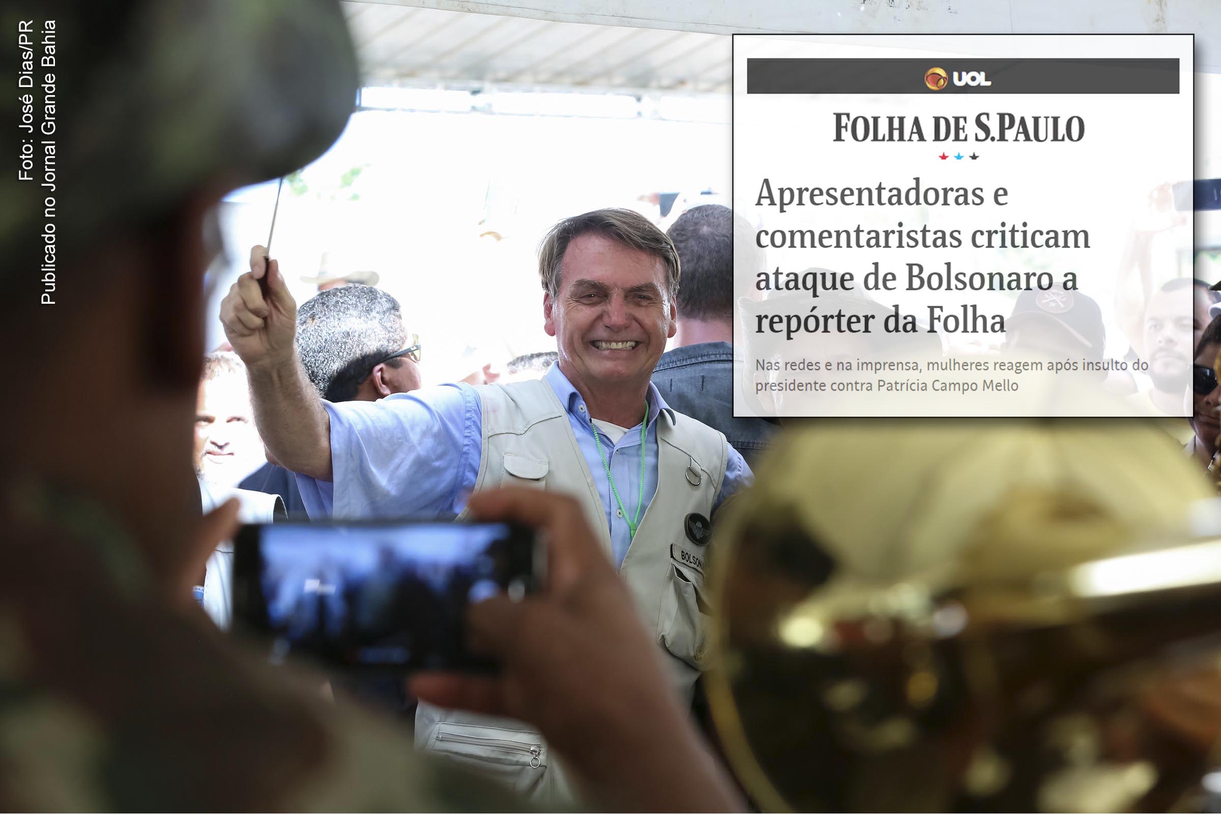 Extremista de direita Jair Bolsonaro ataca a democracia e os direitos humanos. Presidente é vulgar no pensamento e néscio na gestão pública.