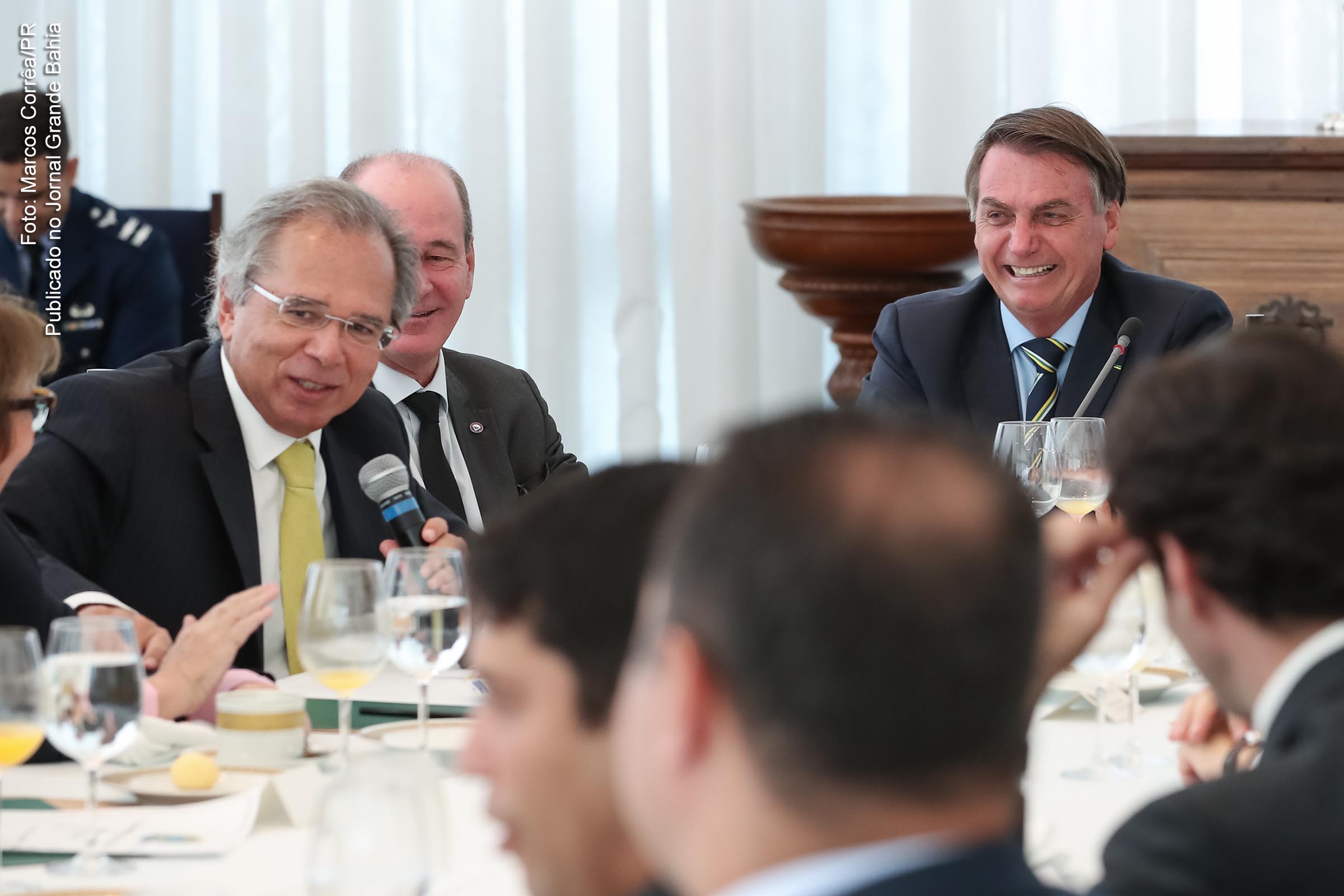 Ministro Paulo Guedes e presidente Jair Bolsonaro