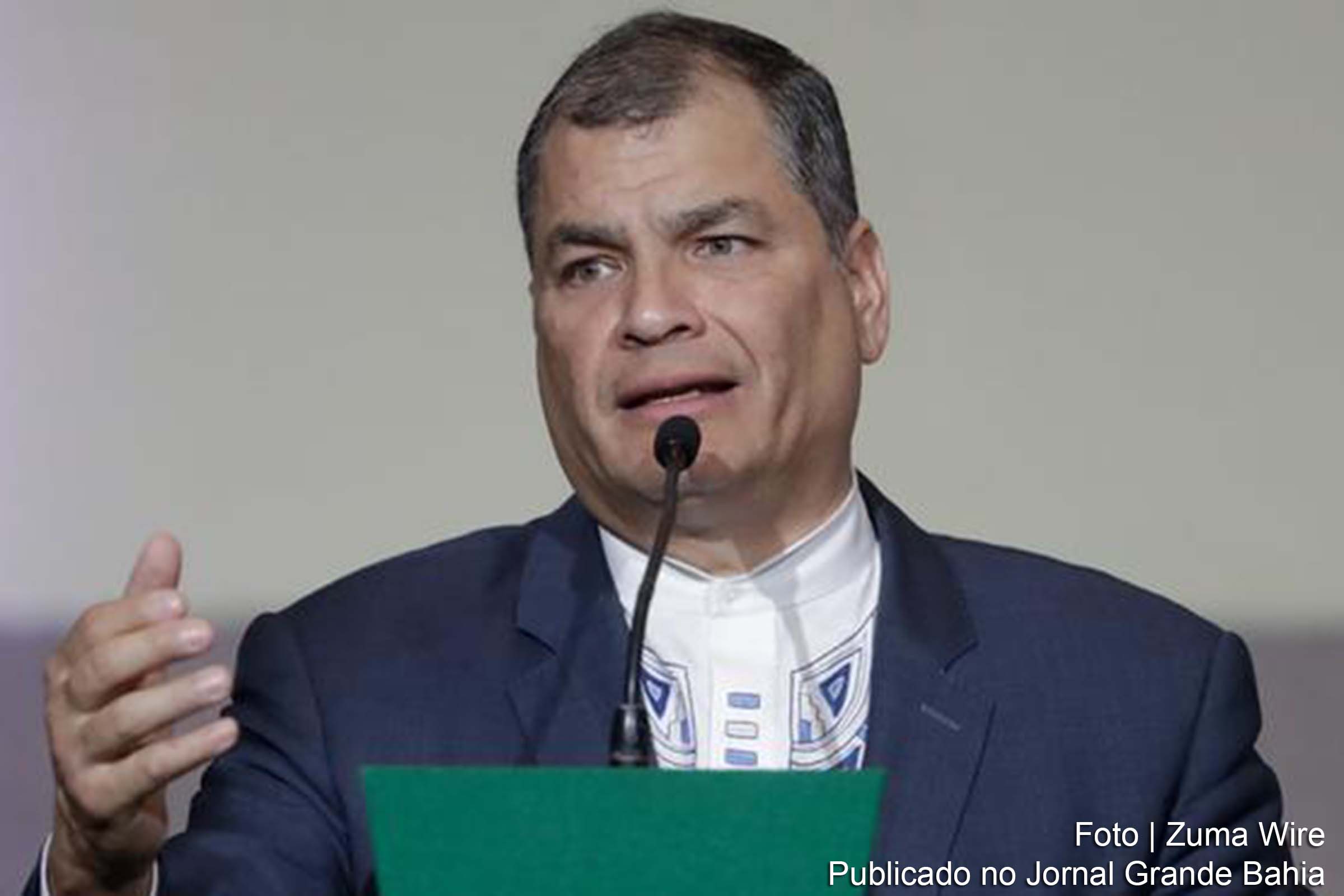 Rafael Correa governou Equador entre 2007 e 2017.