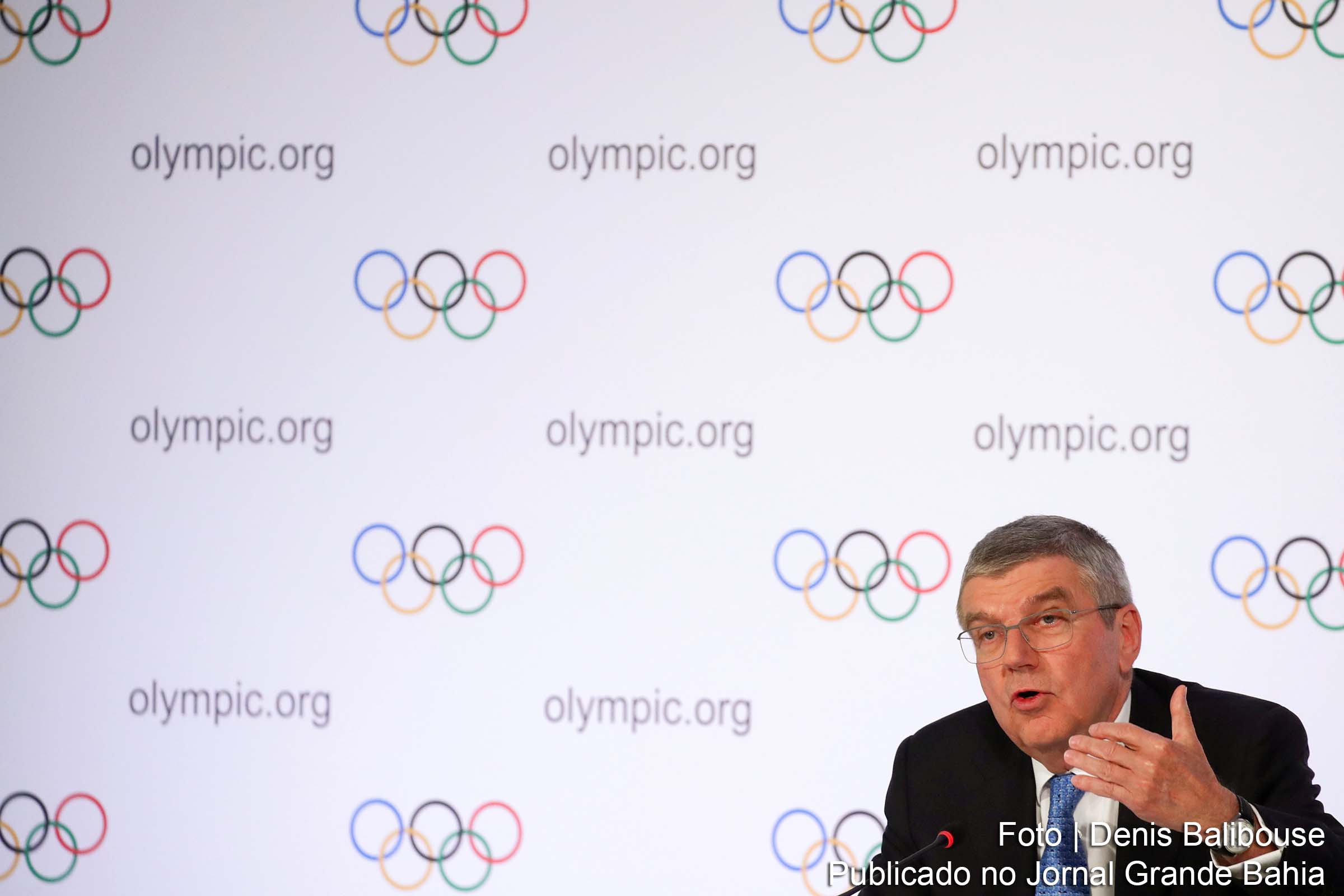 Thomas Bach, presidente do Comitê Olímpico Internacional (COI).