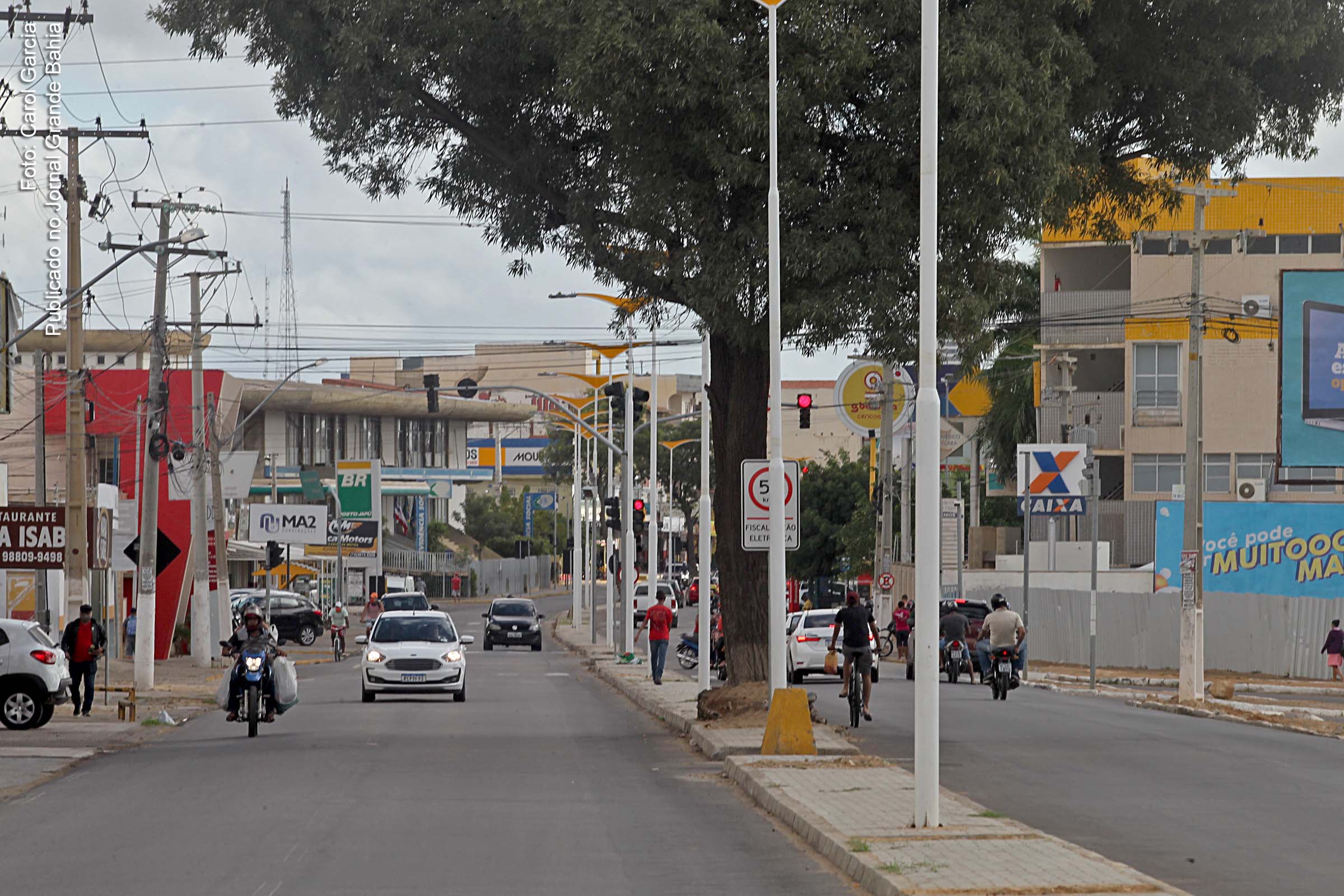 Vista da Avenida Afonso Viana, em Juazeiro