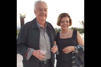O empresário Alexis Jaworki e Maria Izabel, socialmente.