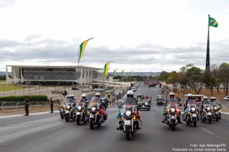 Cena da edição 2019 do Desfile Cívico 7 de Setembro, em Brasília.