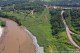 Vista aérea de dano ambiental causado pelo rompimento da barragem Mina Córrego do Feijão, de propriedade da empresa Vale, situada em Brumadinho, Minas Gerais.