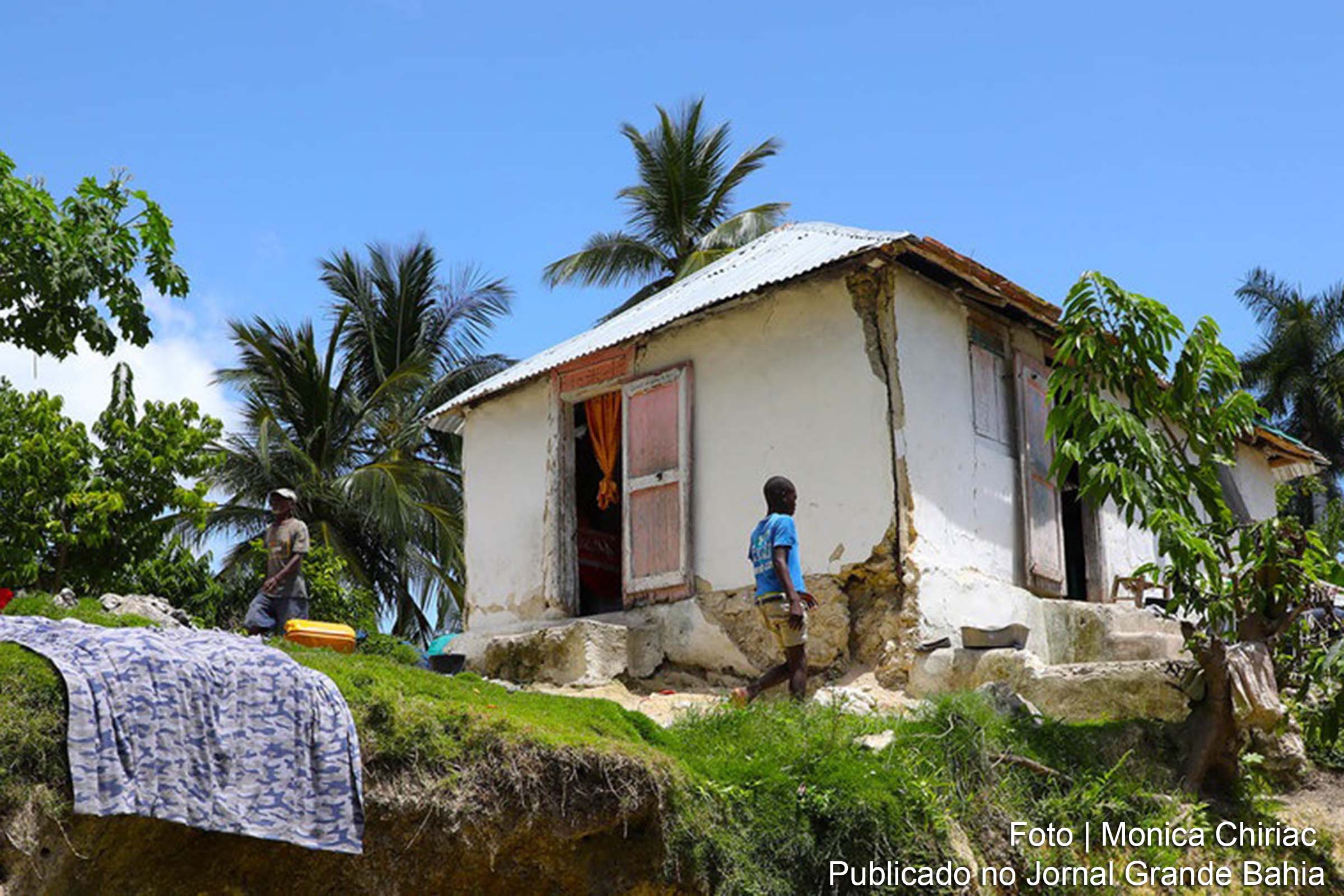 No Haiti, milhares de pessoas ficaram desalojadas após o terremoto.