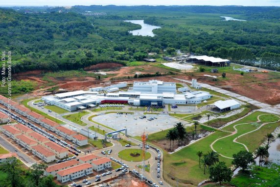 Vista aérea do Hospital Regional Costa do Cacau, em Ilhéus. Governador Rui Costa agenda inauguração de nova unidade de saúde na região sul da Bahia.