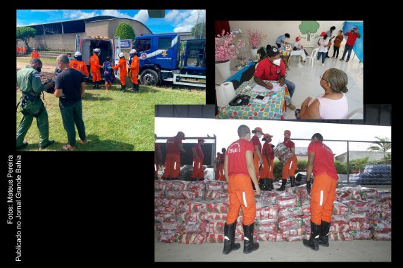Governo do Estado realiza ações de suporte à população dos municípios do extremo sul, atingidos pelas enchentes.