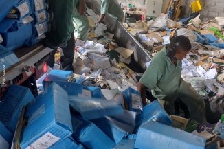 PJBA realizou a eliminação, por meio de reciclagem, de 540 caixas contendo um total de 8.914 processos físicos de execuções fiscais.