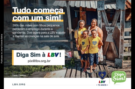 LBV lança edição 2022 da campanha ‘Diga Sim’.