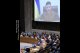 Presidente Ucrânia, Volodymyr Zelensky, discursa na reunião do Conselho de Segurança sobre a situação na Ucrânia. Em entrevista à Fox News, extremista de direita confirmou uso de nazistas ucranianos em operações militares contra russos étnicos residentes no país.