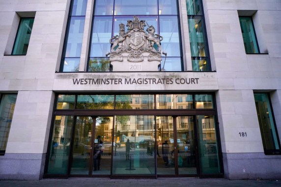 Tribunal de Magistrados de Westminster em Londres.